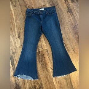 Free People Crop Flare Leg Jeans